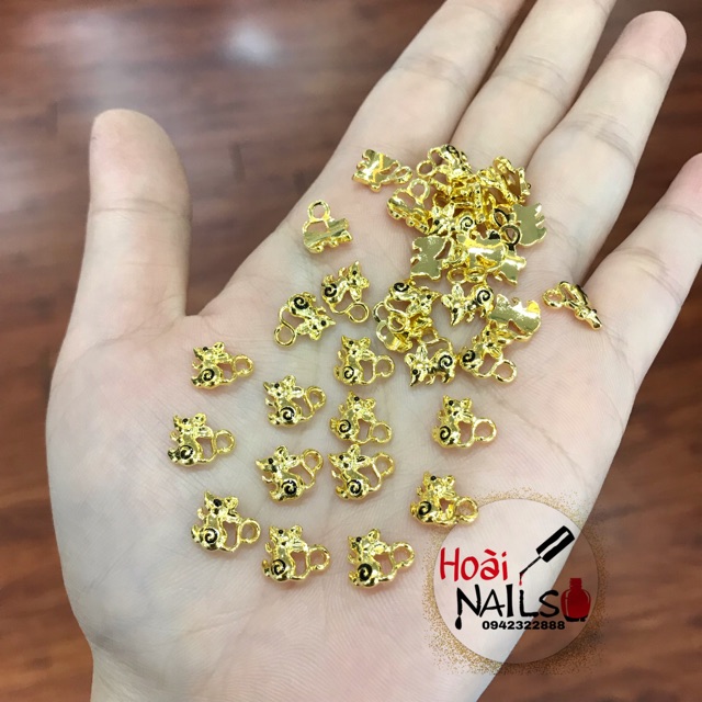 Charm chuột vàng 2020( set 10c) - Phụ kiện Nail Giá Rẻ