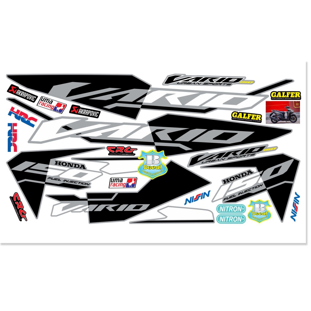 Tem vario 150 2017 indo xám