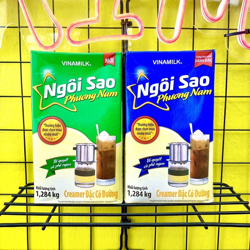 Sữa đặc Ngôi Sao Phương Nam hộp giấy 1,284kg