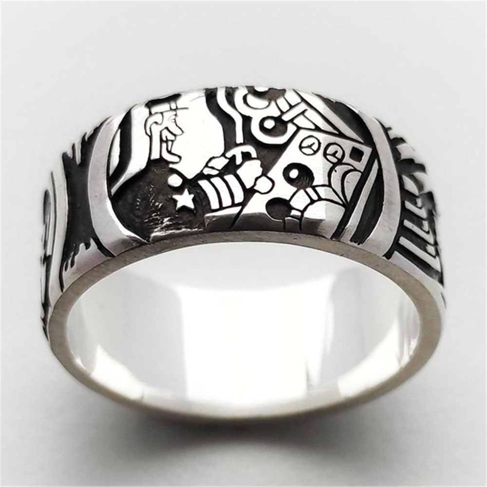 CHARMS Nhẫn thời trang phong cách punk dành cho cả nam và nữ