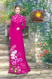 Vải Áo Dài Tằm Ý/ Lụa Nhật Hoa Phong Lan