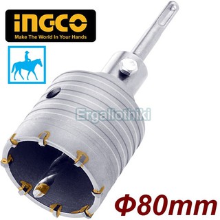INGCO Mũi khoan lỗ khoét lỗ tường bê tông 80mm HCB0801