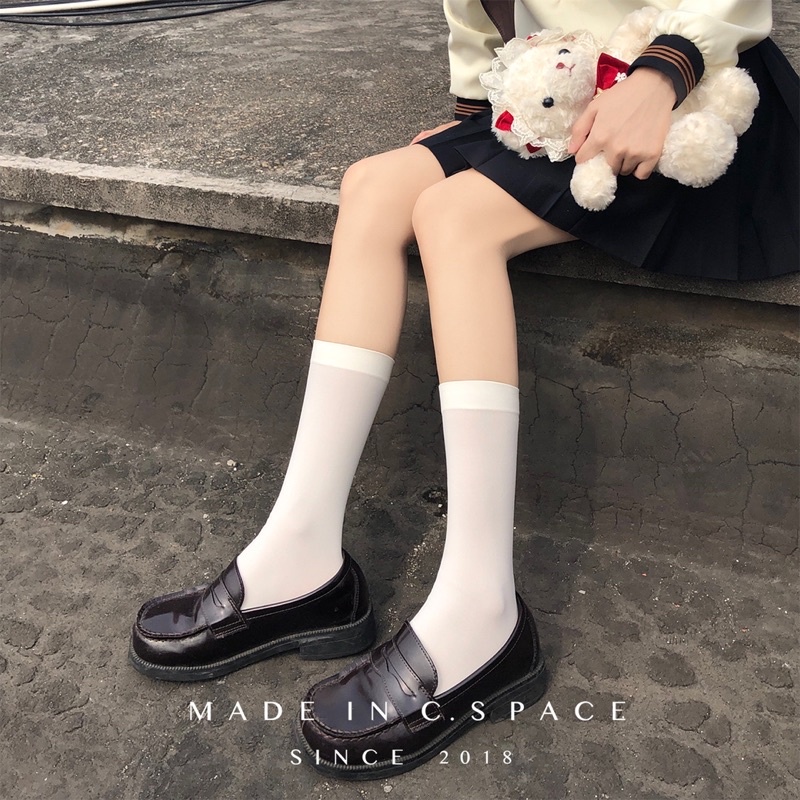 Tất Lolita trơn các size