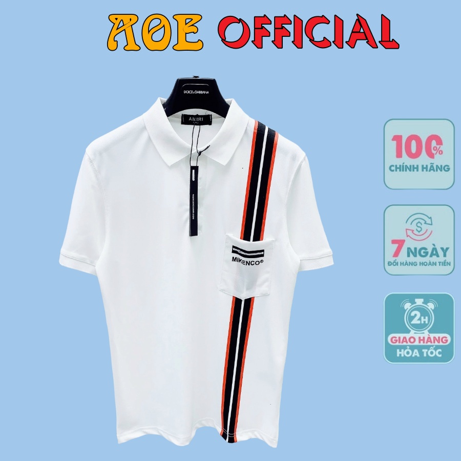 Áo polo nam có cổ mikenco chất liệu cotton HLAOE PL21