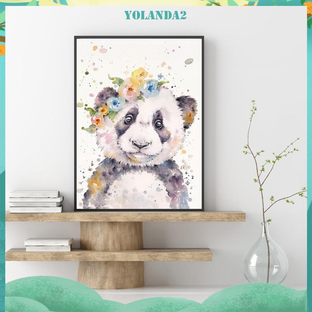 Bộ Tranh Đính Đá 5d Tự Làm Họa Tiết Hoa Nhiều Màu Sắc