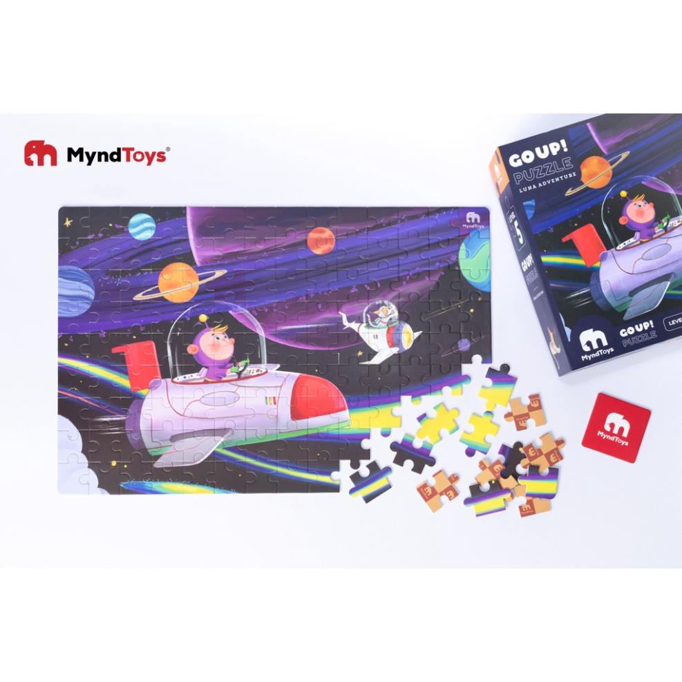 Đồ Chơi Xếp Hình MyndToys GO UP! Puzzle Level 5 - Luna Adventure Series P - Cuộc Du Hành Vũ Trụ