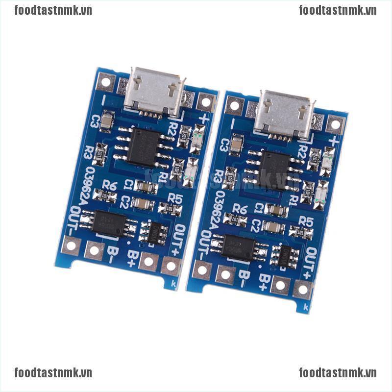 < Hot > 2pcs / Set 5v Micro Usb 1a 18650 Lithium Battery