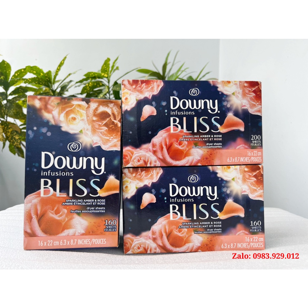 Giấy thơm quần áo Downy Bliss