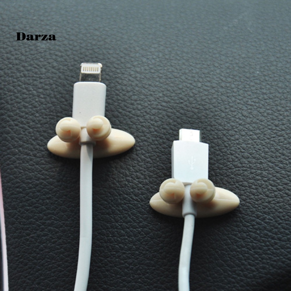 Dar DAR DAR ✤ Set 8 Kẹp Giữ Dây Cáp Xe Hơi