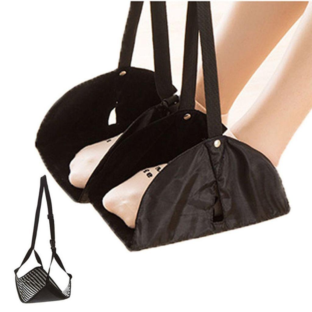 JARRED 1 Võng Treo Chân Bằng Sợi Polyester Dày Dặn Thoải Mái Kèm Túi Đựng Tiện Dụng