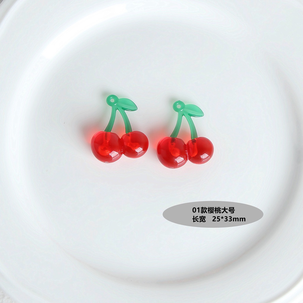 Set 3 Mặt Dây Chuyền Hình Trái Cây Dễ Thương