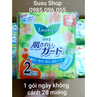 Băng Vệ Sinh Laurier Nhật Bản Không Cánh 28 miếng