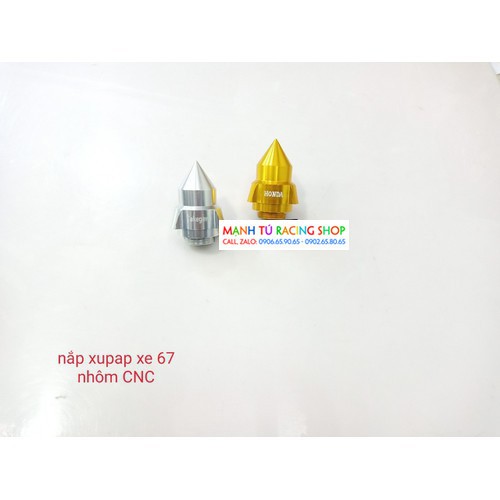 Nắp xú pắp xe 67 nhôm cnc