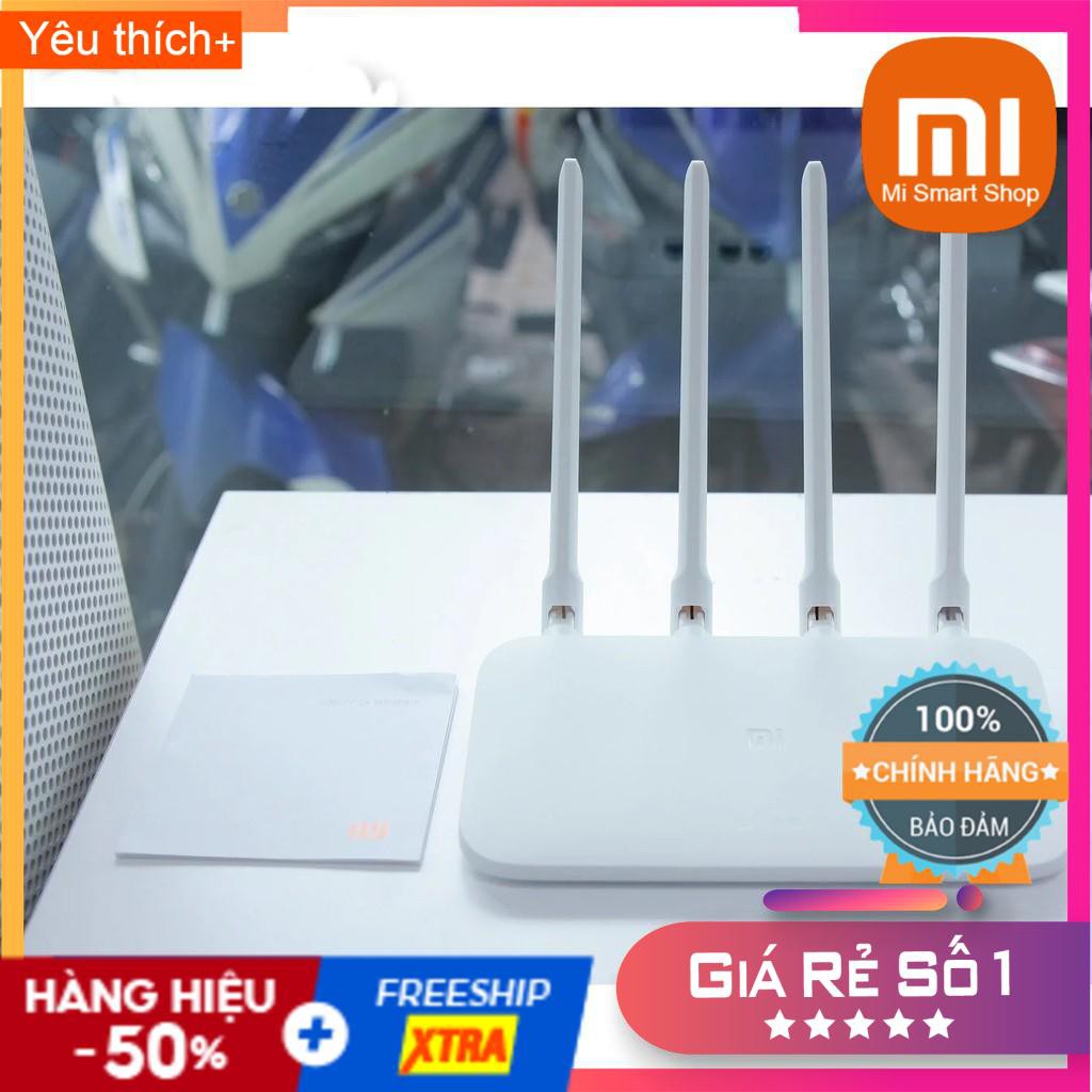 Bộ Phát Wifi Router 4c Xiaomi Modem WiFi Xiaomi 4C 4 Râu Router R4CM - SP Chính Hãng