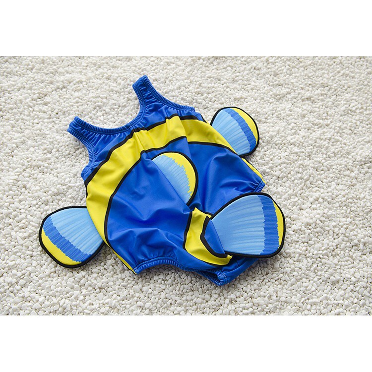 HÌNH THẬT - Đồ bơi bé trai bé gái bikini đi biển cá Nemo hàng loại 1
