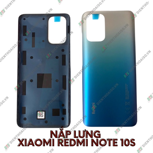 Nắp lưng xiaomi redmi note 10s xanh ,xám , trắng