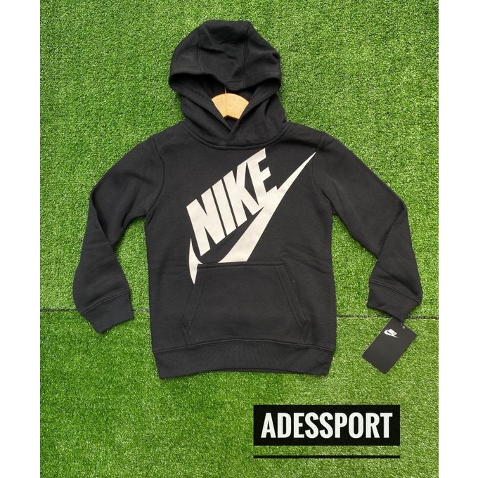Áo Len Nike HOODIE Trẻ Em Màu Đen Nguyên Bản Chính Hãng
