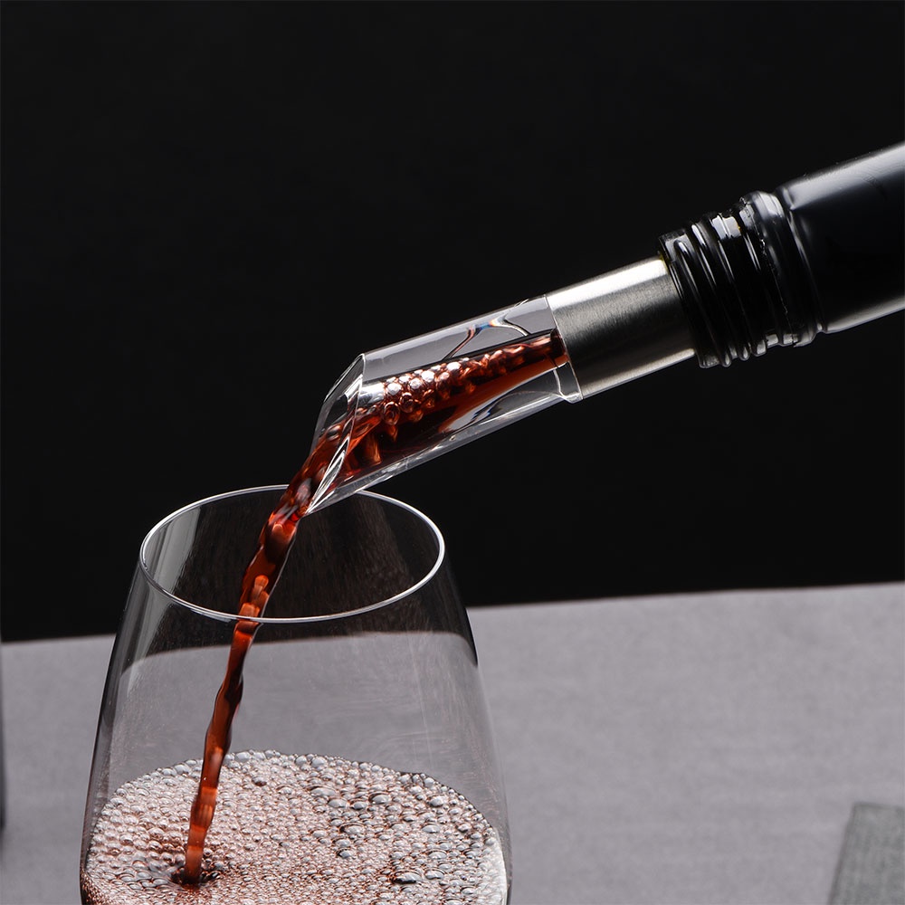 Uareliffe 5 In 1 Electric Wine Bottle Opener Fast Sobering Pourer Wine Corkscrew