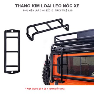 Thang kim loại leo nóc xe - phụ kiện lắp cho xe RC tỉ lệ 1:10