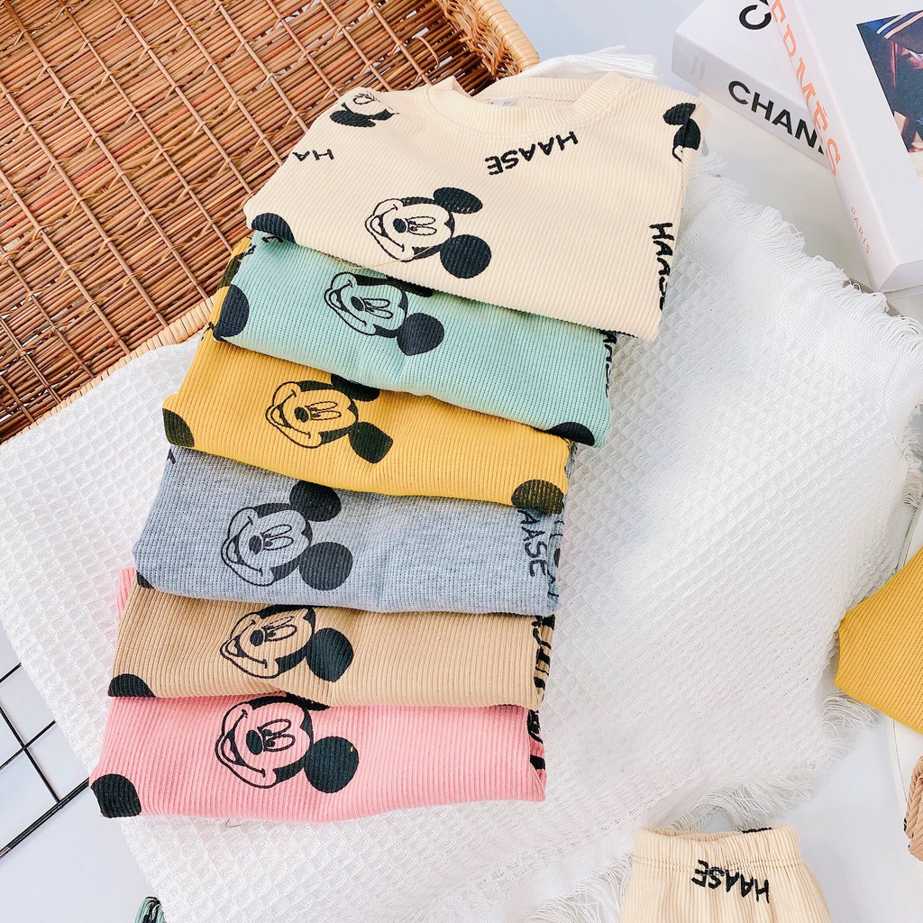 Đồ bộ quần áo dài tay cho bé - Bộ thu đông cho bé AM787 TTR143