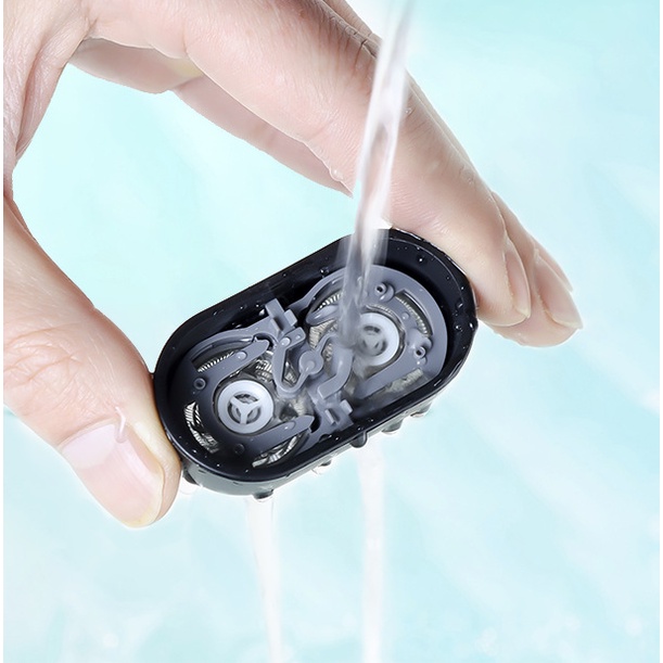 Máy Cạo Râu Điện 2 Lưỡi Sạc Pin 220V Runwe  RS182 Nhỏ Gọn Tiện Dụng Siêu Bền