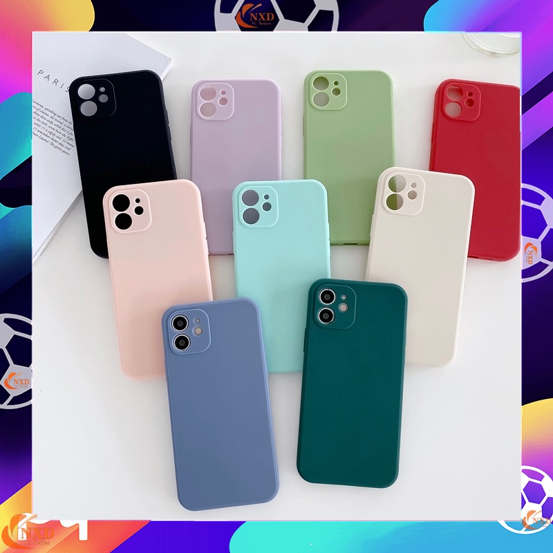 Ốp điện thoại silicon cạnh thẳng chống sốc thích hợp cho VIVO V17 V15 V15PRO S1 S1PRO IQOO NEO 5