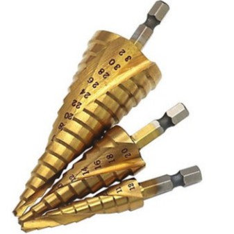 Bộ Mũi Khoan Tháp 3 Bước Thẳng 4-32mm BCTM JAPAN