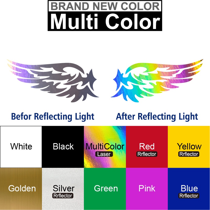 Miếng Dán Trang Trí Xe Hơi Hình Lông Vũ Bằng Vinyl Chống Nước Thời Trang