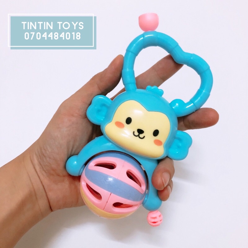 Trọn bộ đồ chơi lục lạc 5 món nhiều màu sắc đẹp mắt, âm thanh vui nhộn