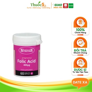 Basic Nutrition Folic Acid - Hộp 60 viên