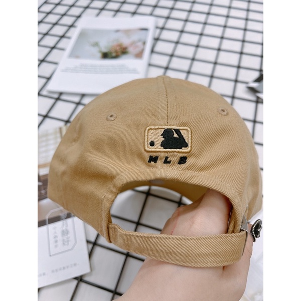[CHÍNH HÃNG ] NÓN MLB ROOKIE CAP LA DODGERS NÂU LOGO NY ĐEN - UNISEX NAM NỮ