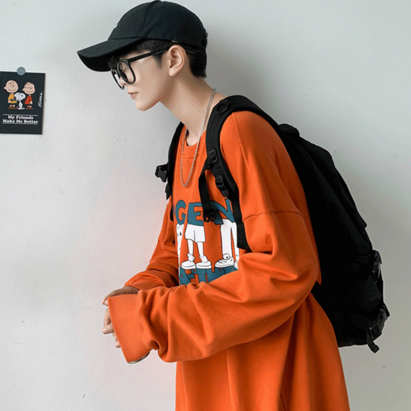 áo nam Dài Tay Cổ Tròn Thời Trang Hàn | BigBuy360 - bigbuy360.vn