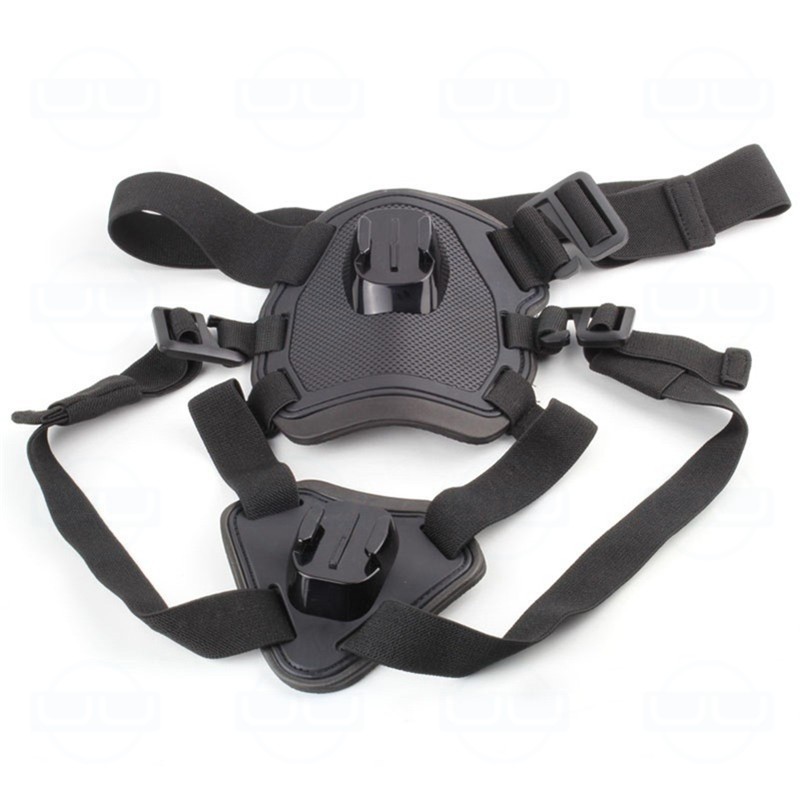 GoPro Harness Back + Chest Strap Mount for Hound Dog PET Elastic Belt Mount