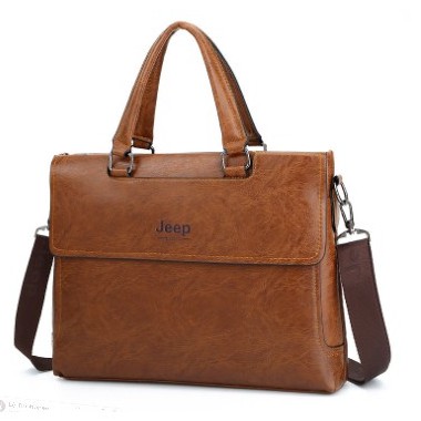 Túi xách da đựng laptop công sở JEEP BULUO mã T02 đựng vừa laptop 14inch