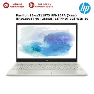 Laptop hp pavilion 15-cs3119tx 9fn16pa i5-1035g1| 4g| 256gb| 15"fhd| 2g_mx250| win10