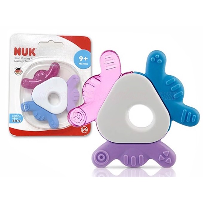 Gặm nướu NUK cho bé 3in1 và Lạnh 9m+