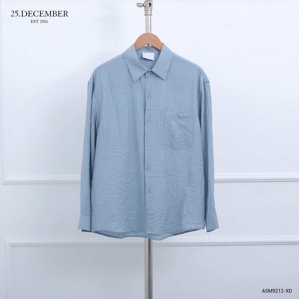 Áo sơ mi nam chất vải mềm, đẹp - Thương hiệu 25.December mã ASM9212