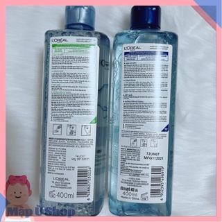 Nước tẩy trang Loreal 400ml ( L’Oreal Paris 3in1 Micellar Water )