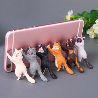 Đế đỡ điện thoại hình mèo kiểu giác hít dễ thương