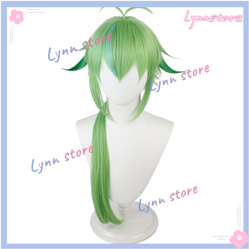 Genshin Impact Sucrose Cosplay Dài Tóc Giả Màu Xanh Lá Cây Táo Tóc Giả Cosplay Tóc Giả Chịu Nhiệt Tóc Giả Tổng Hợp Halloween
