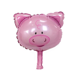 Bóng Hình Mặt Heo Xinh Đủ Size trang trí sinh nhật