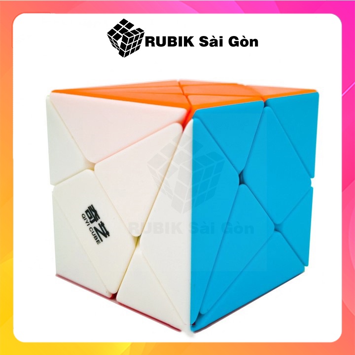 Rubik biến thể Qiyi Axis Cube rubic ma thuật biến dạng kiểu dáng đẹp khó nâng cao xoay mượt trơn giá rẻ