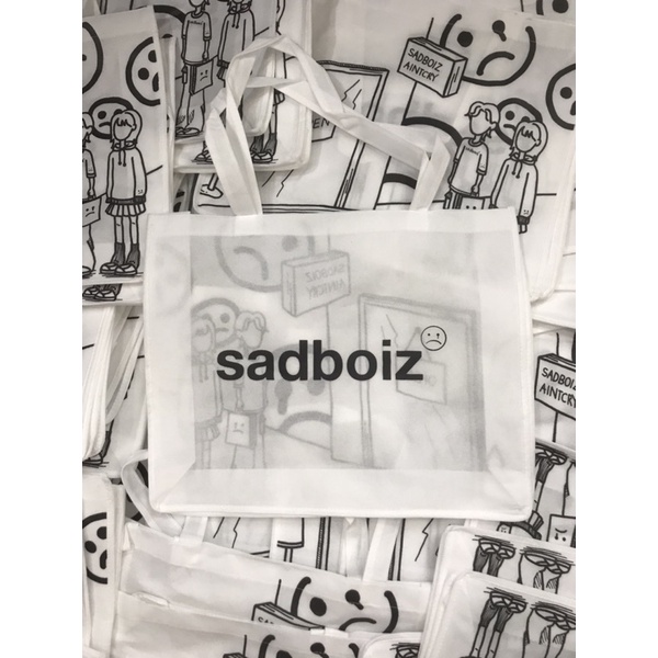 SAD TOTE BAG , Tote Bag Sadboiz Chính hãng, Hàng có Sẵn