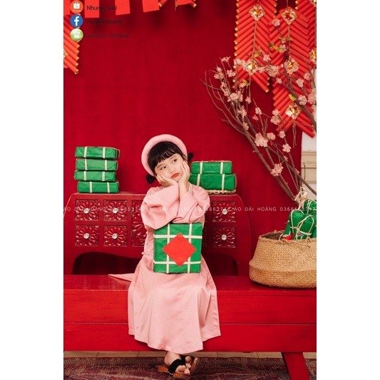 Áo tấc cho bé gái, Việt Phục cho bé, Cổ phục Việt Nam cho bé đủ size từ 8-30kG