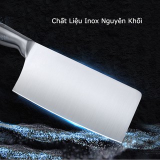 Bộ Dao Làm Bếp Nhật 5 Món Inox Có Kèm Đế Dao