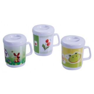 ly nhựa Melanine có nắp cao cấp, ca nhựa, ly uống nước, ly nước văn phòng, ly nước cho bé