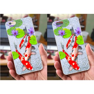 Ốp lưng iPhone 6 Plus / 6S Plus (dẻo viền trắng trong) - Hình Chim Công, Cá Chép, Cò