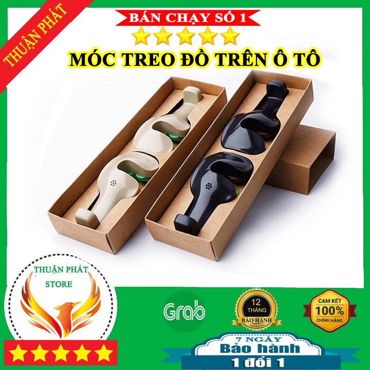 Bộ 2 móc treo đồ sau ghế ô tô chất liệu nhựa abs chắc chắn độ bền cao chịu trọng tải tốt