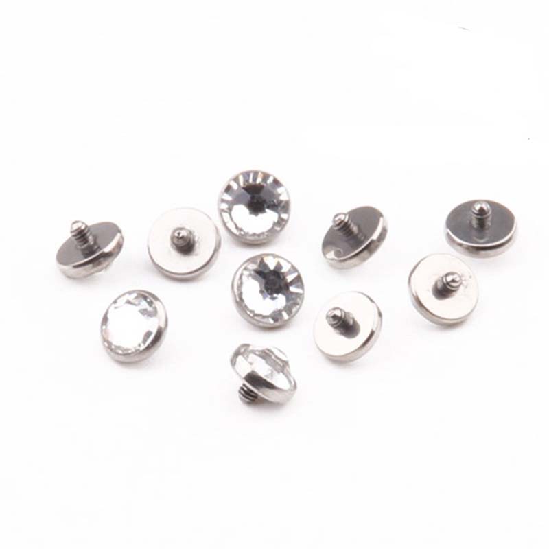 1 Phụ Kiện Trang Sức Đá Quý Chất Liệu Thép Titanium G23 3mm 4mm 5mm