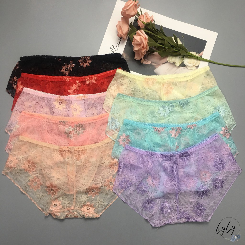 COMBO 10 Quần lót nữ ren hoa mềm mại sexy - QL089 | BigBuy360 - bigbuy360.vn